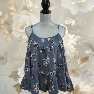 LULUS Cold Shoulder Floral Blouse